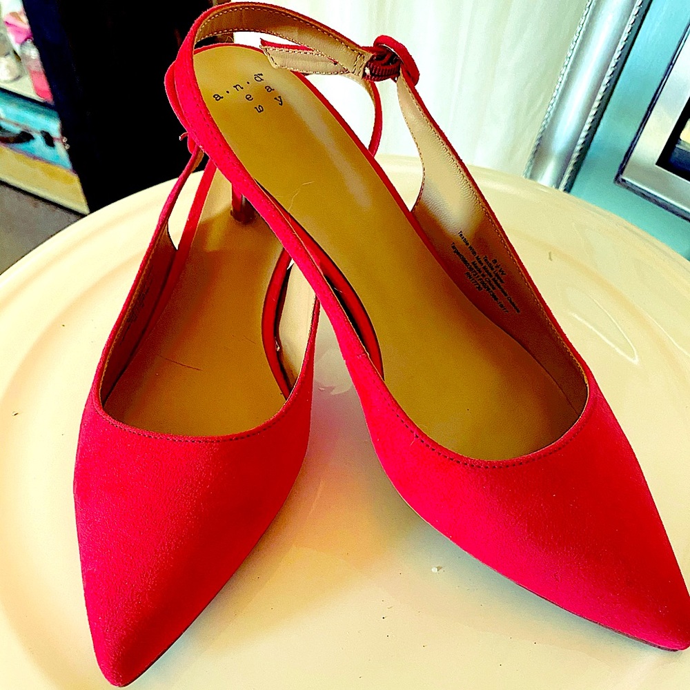 Sexy Red Slingbacks by a new day
